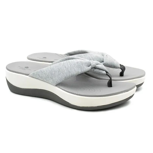 Вьетнамки женские Clarks 26134253 серые 38 EU