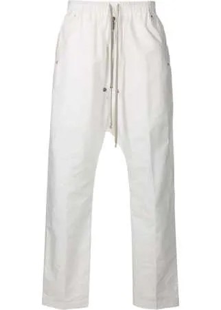 Rick Owens DRKSHDW прямые брюки с низким шаговым швом