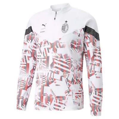 Puma Acm X Nemen Mock Neck Long Sleeve Quarter Zip Толстовка мужская белая 769400