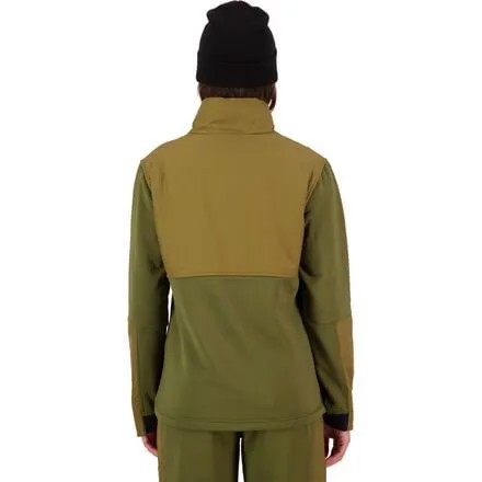 Флисовый пуловер Decade Mid женский Mons Royale, цвет Forest Floor