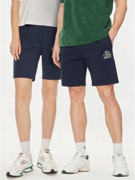 Спортивные шорты стандартного кроя Lacoste, синий
