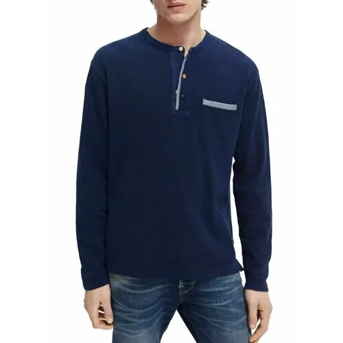 Лонгслив SCOTCH & SODA, размер L, темно-синий