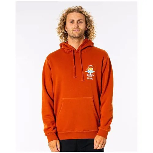 Худи Rip Curl SEARCH ICON HOOD, Пол Мужской, цвет 8872 VINTAGE YELLOW, размер M