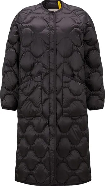 Куртка Moncler Genius Nadelhornis Long Down Jacket 'Black', черный