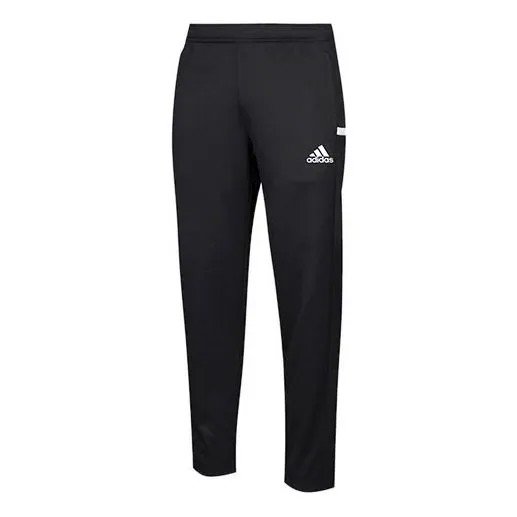 Спортивные штаны adidas T19 Outdoor Running Casual Sports Knit Long Pants Black, черный