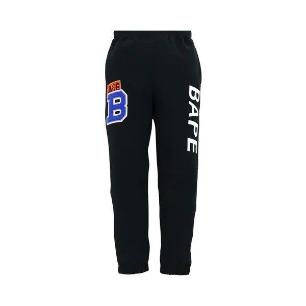 Спортивные брюки с нашивками BAPE, цвет Черный
