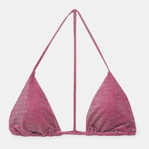 Лиф Pull&Bear Shimmer Bikini, фуксия