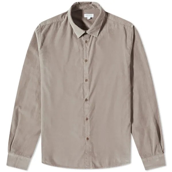 Рубашка Sunspel Corduroy Button Down Shirt
