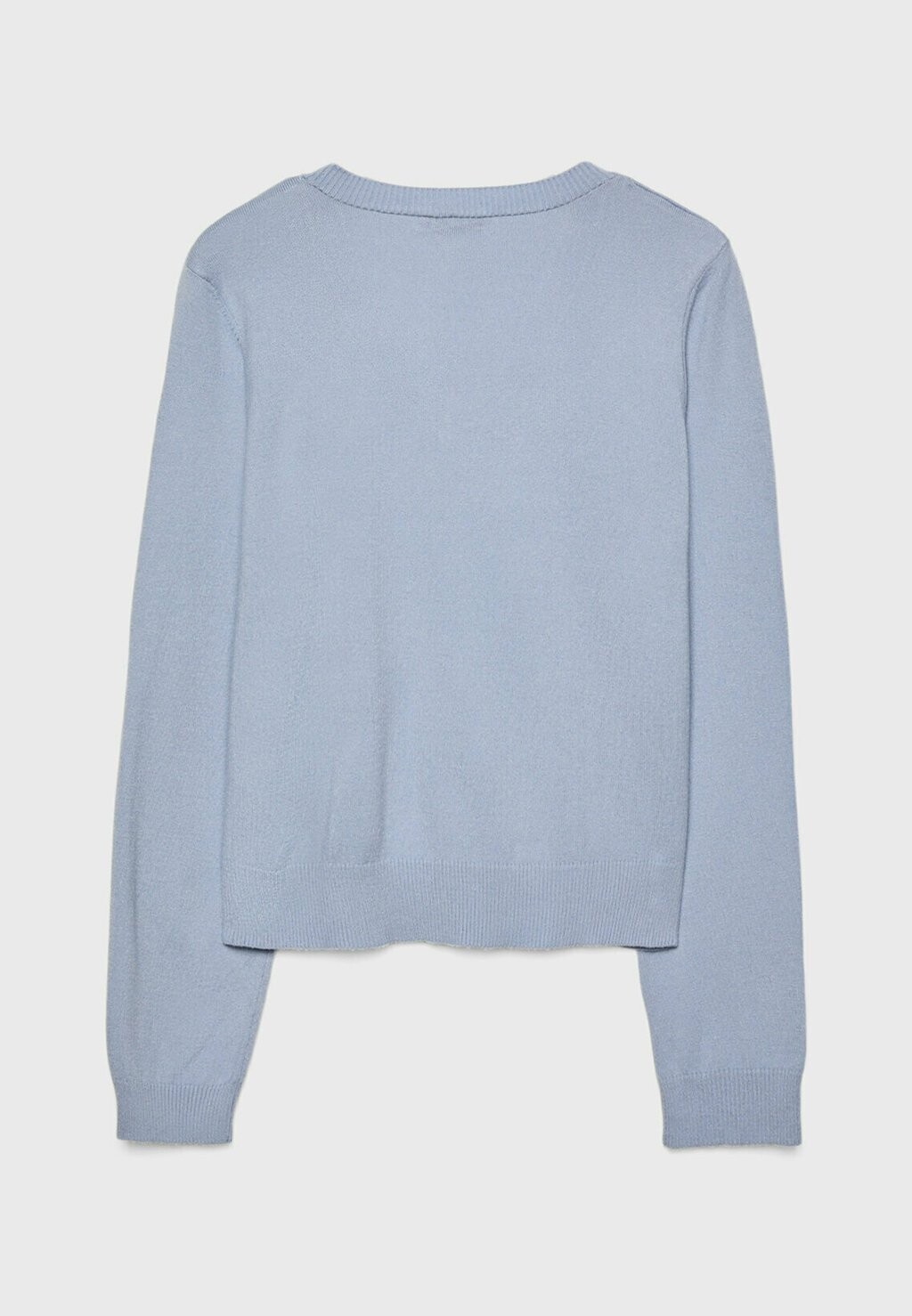 Джемпер V NECK  Stradivarius, синий