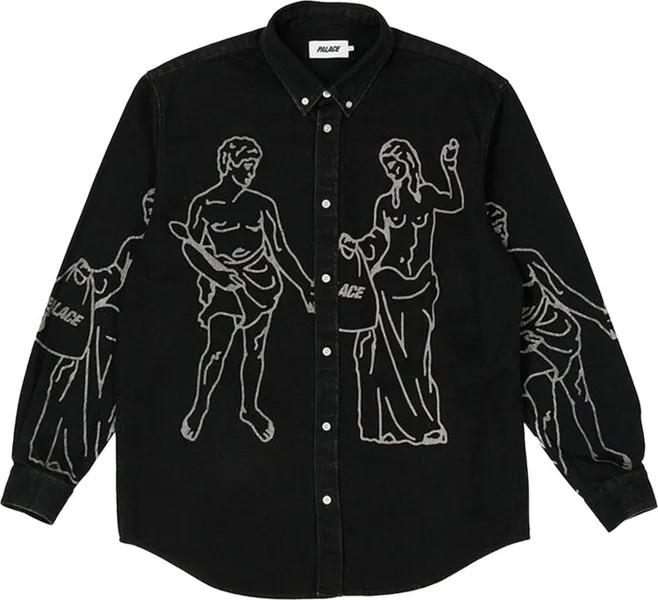 Рубашка Palace Londinium Shirt 'Black', черный