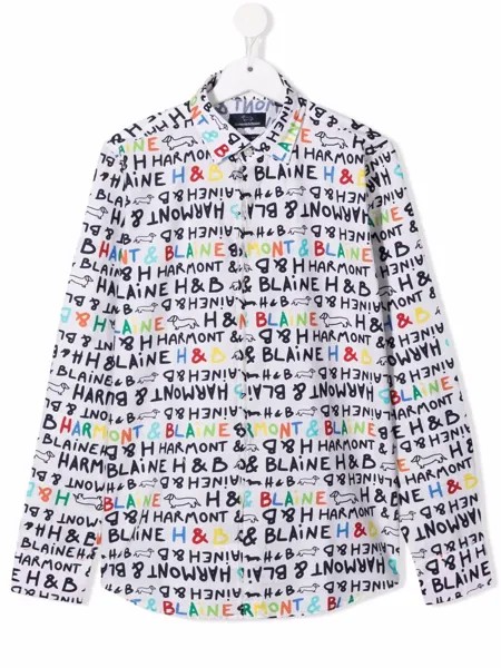 Harmont & Blaine Junior рубашка с логотипом