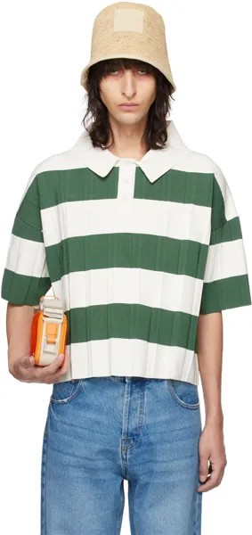 Зеленое поло Les Sculptures 'Le polo Bimini' Jacquemus