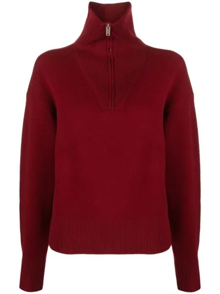Marant Étoile джемпер с молнией, красный