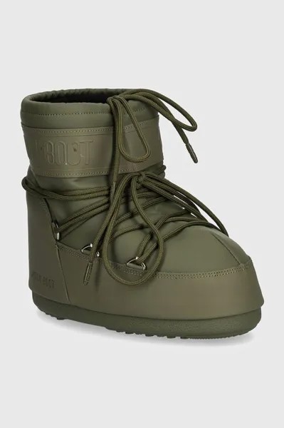 Зимние ботинки MB ICON LOW RUBBER Moon Boot, зеленый