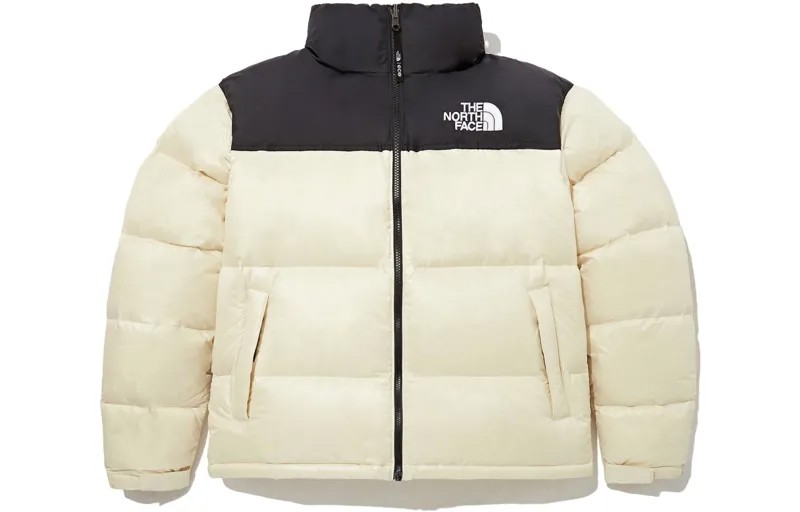 THE NORTH FACE Мужской пуховик, кремового цвета