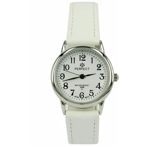 Perfect часы наручные, кварцевые, на батарейке, женские, металлический корпус, кожаный ремень, металлический браслет, с японским механизмом LX017-052-4