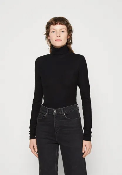 Свитшот Selected Femme SLFWINONA LS ROLL NECK, черный