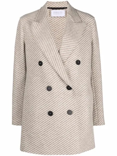 Harris Wharf London двубортный шерстяной пиджак