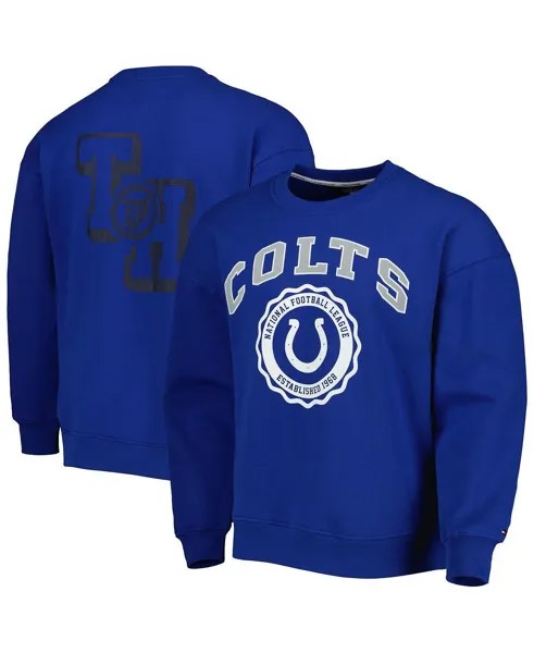 Мужская толстовка с круглым вырезом royal indianapolis colts ronald Tommy Hilfiger