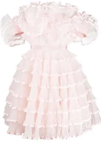 Giambattista Valli платье мини с оборками