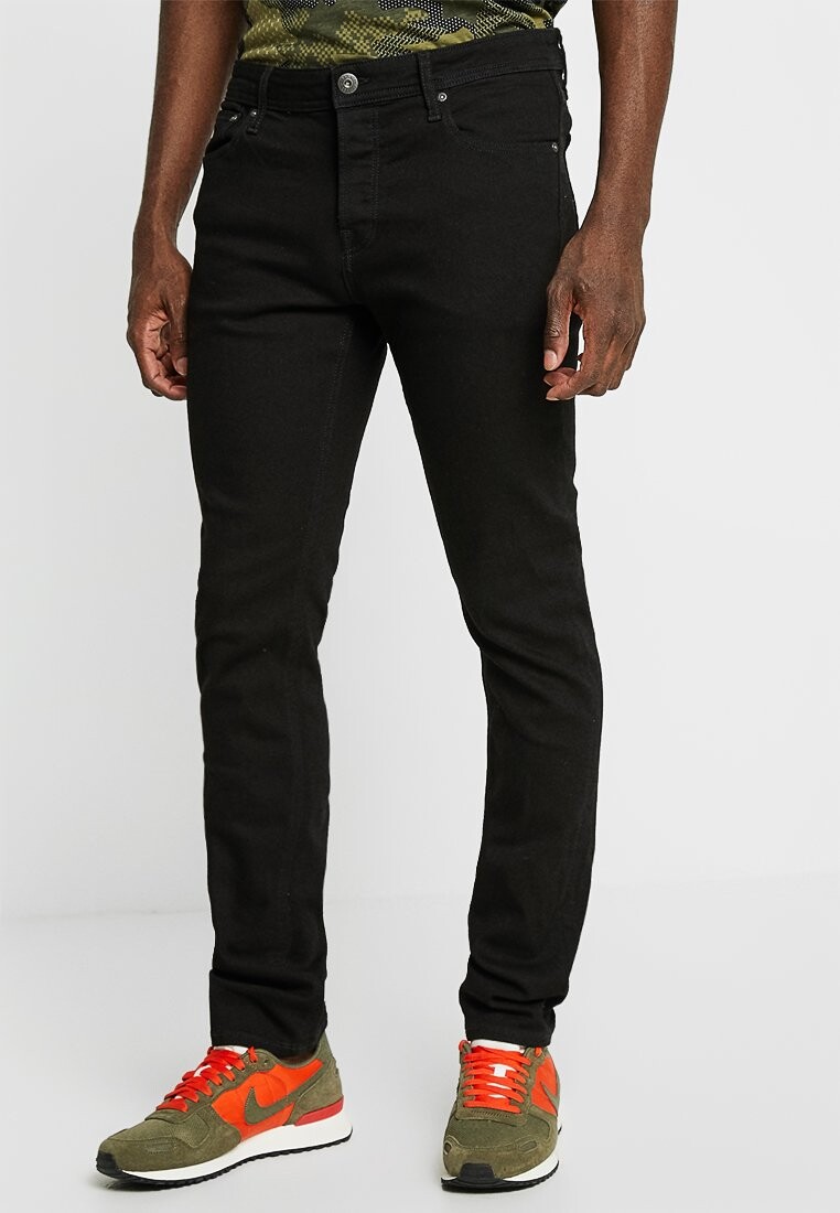 Джинсы Slim fit Jack & Jones Jjiglenn Jjoriginal, черный деним