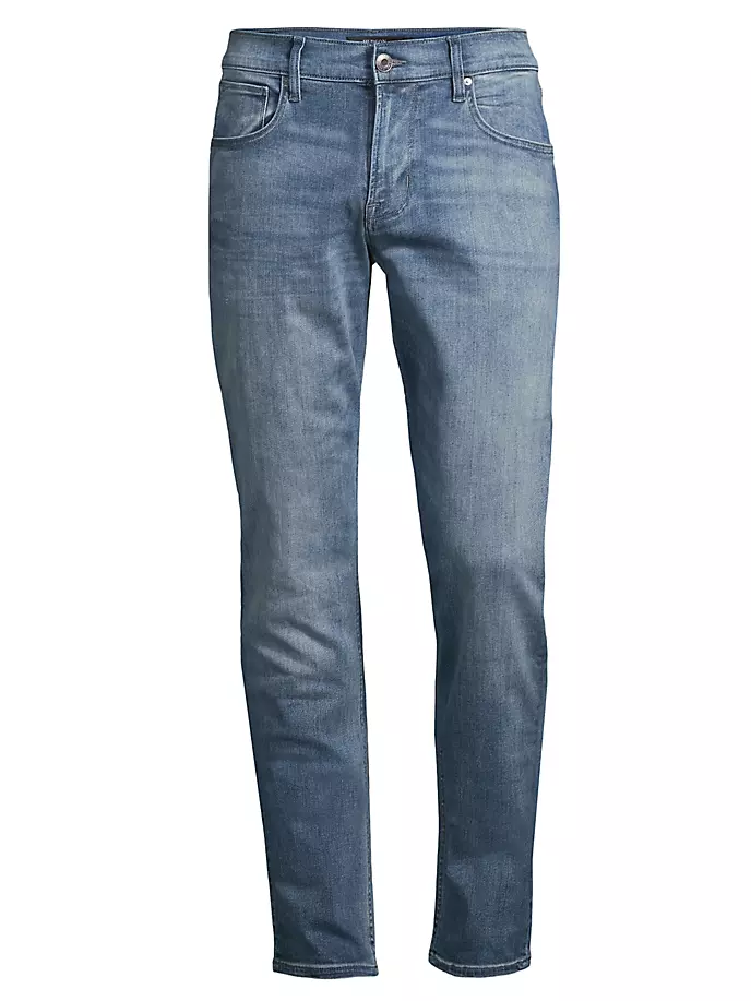 Прямые эластичные джинсы Blake Faded Hudson Jeans, цвет pacific