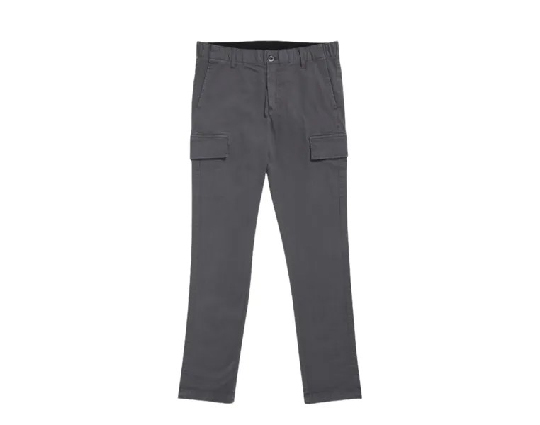 Серые брюки-карго с магнитом Psycho Bunny Bowland B6P222Q1CO-MGT, серый