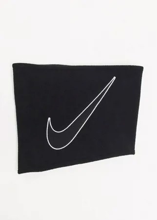Черный флисовый шарф-труба 2.0 Nike-Черный цвет