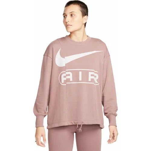 Свитшот спортивный NIKE Air Fleece Crew, размер S, , розовый