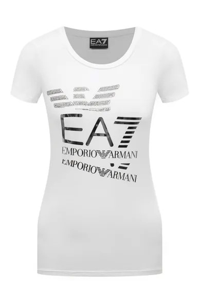 Хлопковая футболка Ea 7