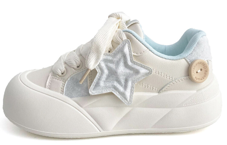 Кроссовки WENPU/Wenpu Skateboarding Shoes Women's Low-top, зеленый