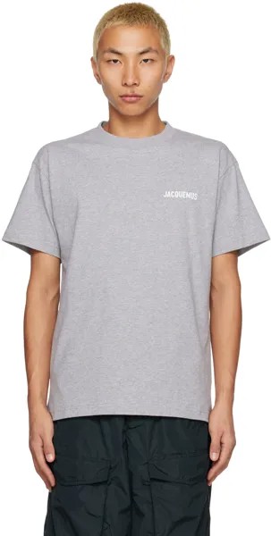 Серая футболка 'Le T-Shirt Jacquemus'