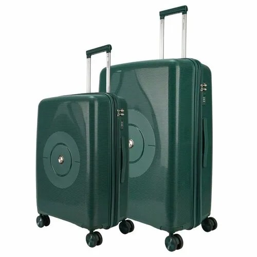 Умный чемодан Ambassador, 2 шт., 135 л, размер M/L, зеленый