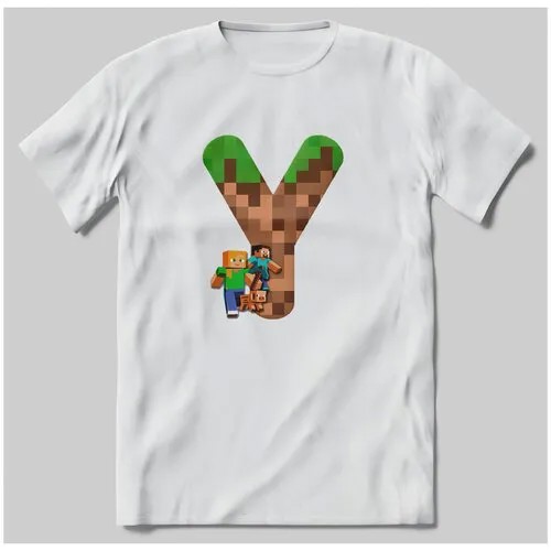 Футболка с принтом Minecraft 80