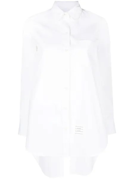 Thom Browne рубашка с поясом, белый