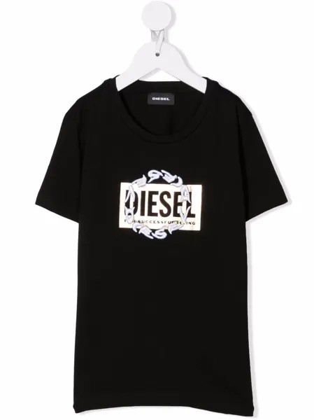 Diesel Kids футболка с логотипом
