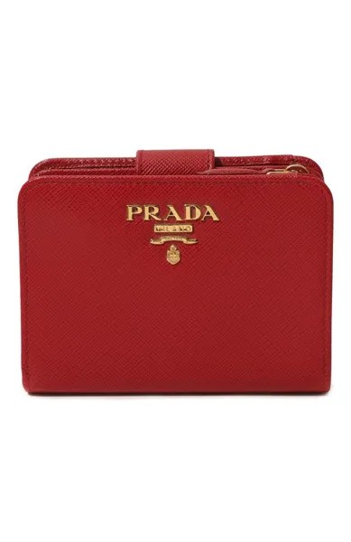 Кожаное портмоне Prada