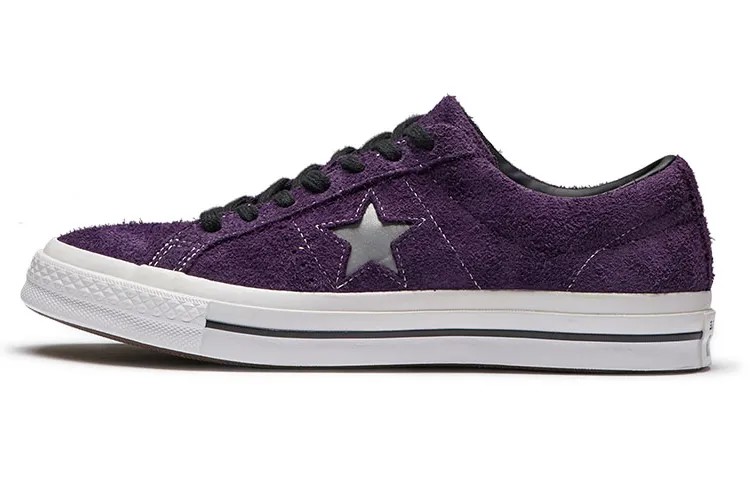Туфли Converse One Star из парусины унисекс, белый/фиолетовый