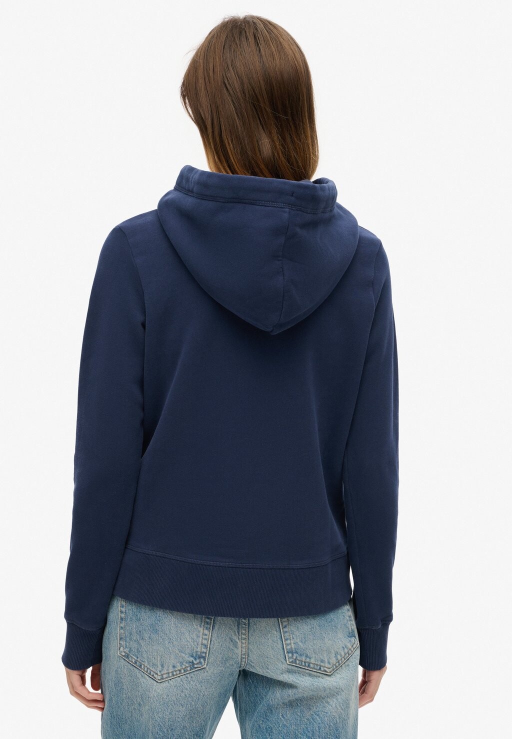Толстовка с капюшоном ESSENTIAL LOGO  Superdry, синий