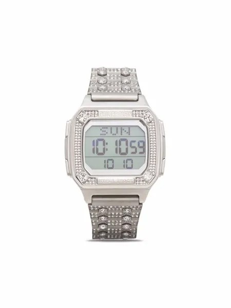 Philipp Plein наручные часы Hyper $hock с кристаллами