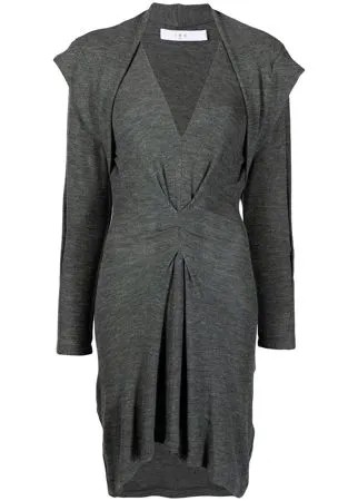 IRO ruched detail knitted dress
