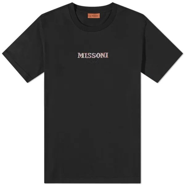 Футболка Missoni Embroidered Centre Logo Tee