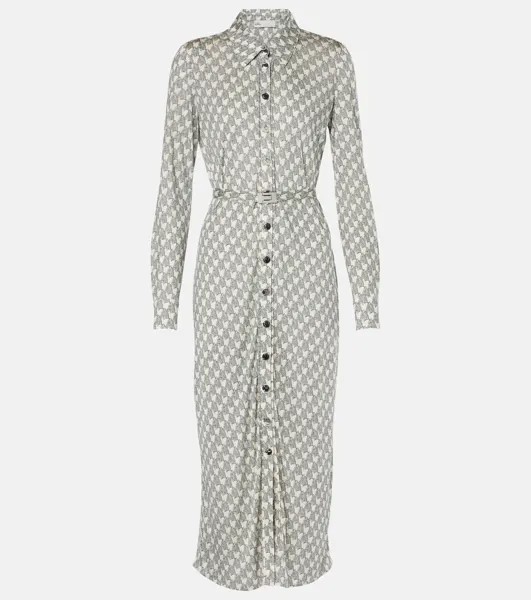 Платье-Рубашка с принтом Tory Burch, мультиколор