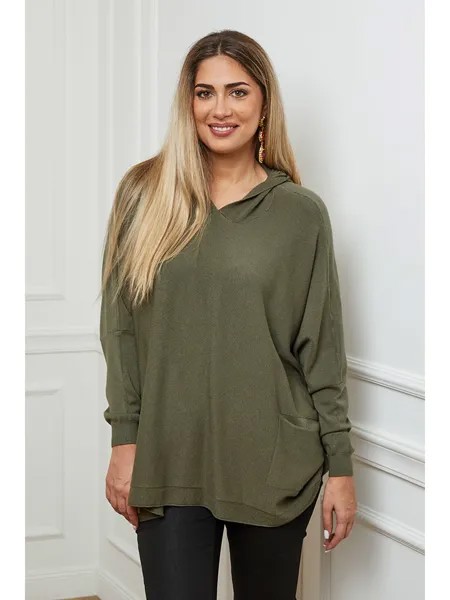 Толстовка Plus Size Company Hoodie Caliss, хаки