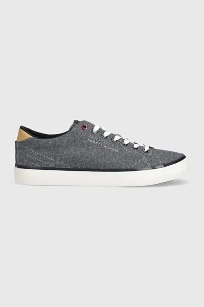 Кроссовки TH HI VULC LOW CHAMBRAY Tommy Hilfiger, темно-синий