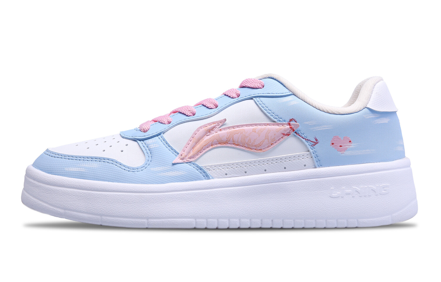 Кроссовки LINING Skateboarding Shoes Women's Low-top Pink, розовый