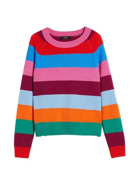 Полосатый кашемировый свитер Weekend Max Mara, многоцветный