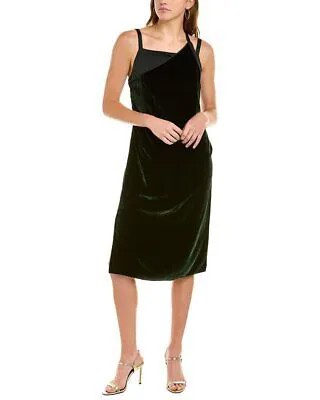 Helmut Lang бархатное женское платье-комбинация из смесового шелка
