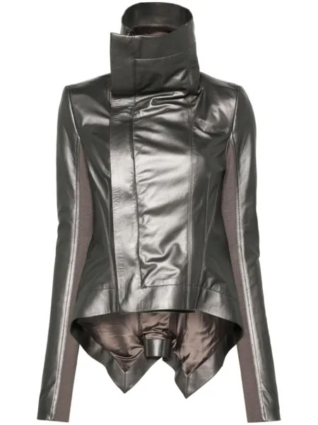 Rick Owens куртка с асимметричным подолом, серый