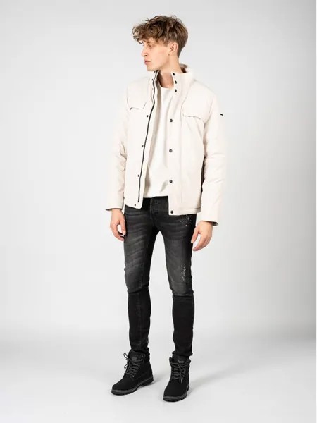 Переходная куртка regular fit Geox, экрю